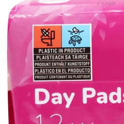 Interlude Ultra Long Day Pads with Wings 12 Pack, Cotton Soft Cover, Breathable Feminine Sanitary Protection