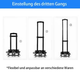 Folding Luggage Trolley Wheel Shopping Cart Portable Hand Truck Barrow Cart Travel Luggage Home Use Cart Adjustable Pull Rod