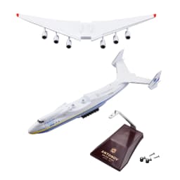 Highly Detailed Airplane 1/200 Antonov Ukraine An-225 Aircraft Strategic Transport Resin Plane Model 16.6" Souvenir Home Decora