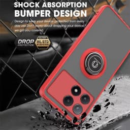 Shockproof Magnetic Phone Case For Xiaomi Poco X6 Pro 5G M6 X5 5G X3 NFC M3 M4 Pro 4G F4 GT Holder Cover For Poco F6 Pro Cover