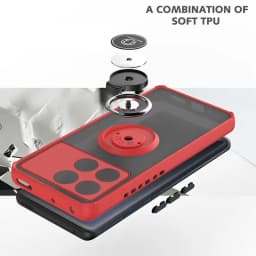 Shockproof Magnetic Phone Case For Xiaomi Poco X6 Pro 5G M6 X5 5G X3 NFC M3 M4 Pro 4G F4 GT Holder Cover For Poco F6 Pro Cover