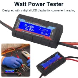 150A RC High Precision Current Power Analyzer Backlight LCD Digital High-Precision Amp Watt Meter RC Battery Power Analyzer