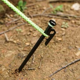 4/8Pcs Tent Stakes Forged Steel Tent Pegs Heavy Duty Ground Stakes 30cm Camping Tent Spikes with Storage Bag for Outdoor Camping