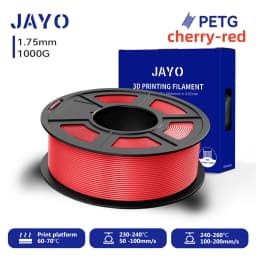 JAYO 3D PETG Filament 1.75mm +/-0.02mm 1100g PLA Printer Filament Neatly Wound 3D Printing Material For Bambu FDM 3D Printer