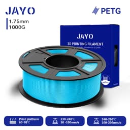 JAYO 3D PETG Filament 1.75mm +/-0.02mm 1100g PLA Printer Filament Neatly Wound 3D Printing Material For Bambu FDM 3D Printer