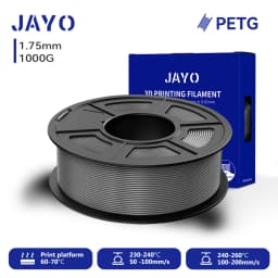 JAYO 3D PETG Filament 1.75mm +/-0.02mm 1100g PLA Printer Filament Neatly Wound 3D Printing Material For Bambu FDM 3D Printer