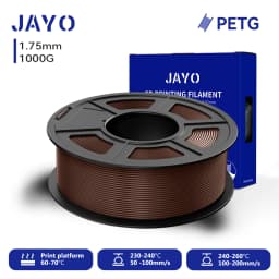 JAYO 3D PETG Filament 1.75mm +/-0.02mm 1100g PLA Printer Filament Neatly Wound 3D Printing Material For Bambu FDM 3D Printer