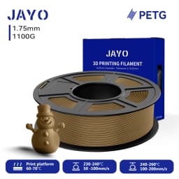 JAYO 3D PETG Filament 1.75mm +/-0.02mm 1100g PLA Printer Filament Neatly Wound 3D Printing Material For Bambu FDM 3D Printer