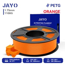 JAYO 3D PETG Filament 1.75mm +/-0.02mm 1100g PLA Printer Filament Neatly Wound 3D Printing Material For Bambu FDM 3D Printer