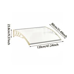 Window aluminum alloy door canopy awning rainproof canopy external awning rain and snow terrace sunshade