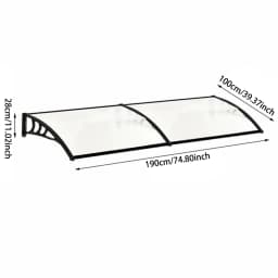Window aluminum alloy door canopy awning rainproof canopy external awning rain and snow terrace sunshade