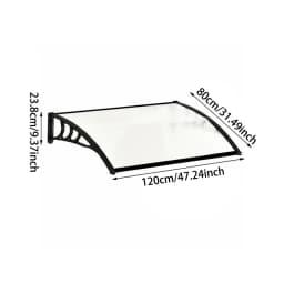 Window aluminum alloy door canopy awning rainproof canopy external awning rain and snow terrace sunshade
