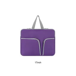 Laptop Sleeve Computer Case Portable Travel Bag Zipper Carrier Protector Reusable Compartments Casual Rose Red