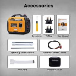 Inverter Generator Petrol 1800W-2300W Portable Silent for Camping Caravan RV