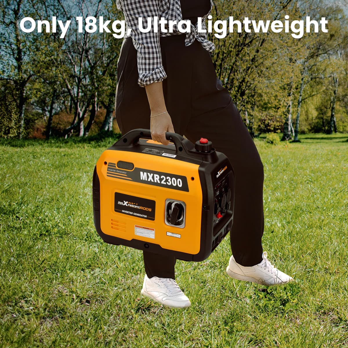 Inverter Generator Petrol 1800W-2300W Portable Silent for Camping Caravan RV