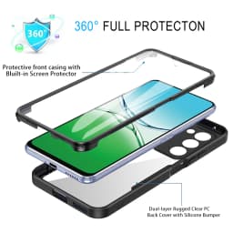 Full Body Protection Shockproof Case for OPPO A5 5G 2025 Protective Cover Screen Protector Fundas Coque Capa