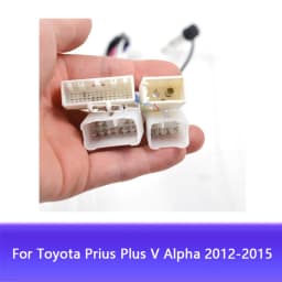 9 Inch Car Frame Fascia Adapter For Toyota Prius Plus V Alpha 2012-2015 Android Radio Dash Fitting Panel Kit