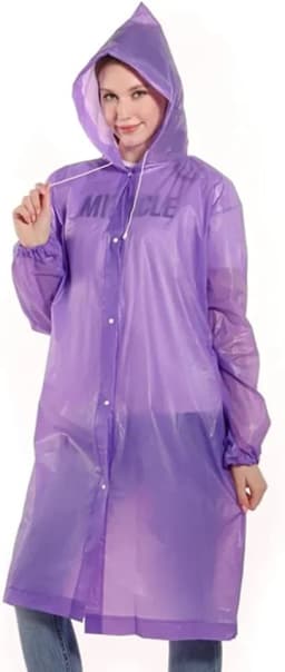 Raincoat Poncho Reusable Rain Coat Waterproof Plastic Adult Camping Festival