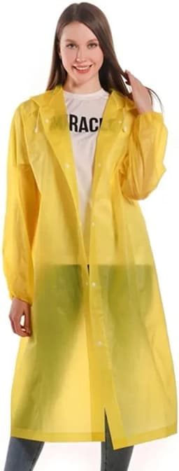 Raincoat Poncho Reusable Rain Coat Waterproof Plastic Adult Camping Festival