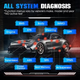 TOPDON Artidiag800 BT Automotive Car Diagnostic Tool Full System OBD2 Scanner Lifetime Free Update Scan Tool VCI Repair Tool