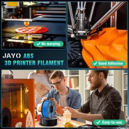 JAYO ABS Filament 5Rolls ABS 3D Filament 1.75mm 1KG 3D Printer Filament For FDM 3D Printers & 3D Pen Highly Resistant Durable