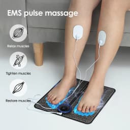 Electric Massage Pad Relieve Sore Feet Leg Cramps Pulse Sole Massager EMS Foot Massager Pad Improve Blood Circulation