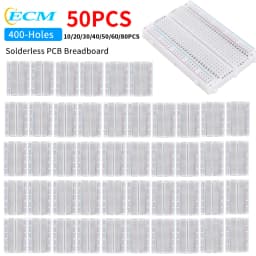 1-50PCS 400 Tie Points Solderless PCB Breadboard BB-801 Prototype Universal Mini Bread Board for Arduino Proto Raspberry Pi Kits