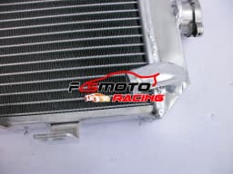 ALUMINUM Radiator + Fan FOR ATV YAMAHA Raptor 660 YFM660 YFM660R 2001-2005 2002 2003 2004 01 02 03 04 05