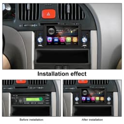 Podofo Car Radio CarPlay&Android-Auto BT Handsfree Mirror Link MP5 Player USB Audio System Head Unit 1 Din 5" Player