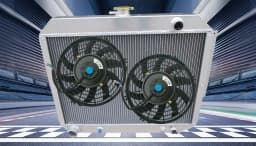 Alu Radiator & Fans For Chrysler/Dodge Polara/Plymouth 7.2 V8 440 Engine 1966-1970 1966 1967 1968 1969 1970 66 67 68 69 70