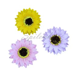 25/50pcs Sunflower Artificial Flower Heads Bouquet Gift Box Decor Eternal DIY Flowers Bouquet for Valentine Mother's Day Gift