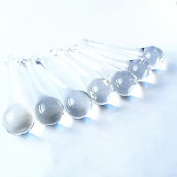 Hot Selling 20pcs Glass Raindrop Pendant Diy Suncatcher Crystal Bead Curtain Accessories Chandelier Part Wedding Home Decoration