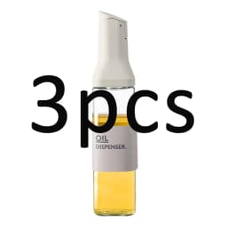 1-3Pcs 500mL Transparent Glass Pouring Olive Oil Bottle Leak Proof Kitchen Seasoning Sauce Vinegar Multifunctional Storage Bottl
