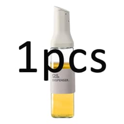 1-3Pcs 500mL Transparent Glass Pouring Olive Oil Bottle Leak Proof Kitchen Seasoning Sauce Vinegar Multifunctional Storage Bottl