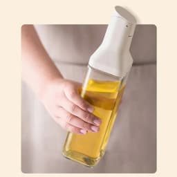 1-3Pcs 500mL Transparent Glass Pouring Olive Oil Bottle Leak Proof Kitchen Seasoning Sauce Vinegar Multifunctional Storage Bottl
