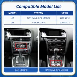 8.9 Inch 12.3'' Touch Display Multimedia Player Andriod Auto Link For Audi A4 S4 B8 2008-2012 GPS Carplay Screen Car Play