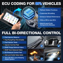 LAUNCH X431 PAD 5 Elite Full System Car Diagnostic Tools J2534 CAN FD Online Programming Coding active tester Auto Android 11