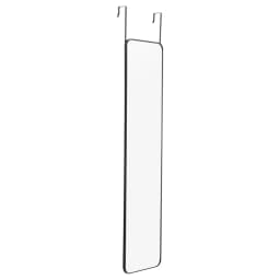 Voltsify Full Length Mirror with Rounded Corners Door Hanging Black/Gold Medium Mirror