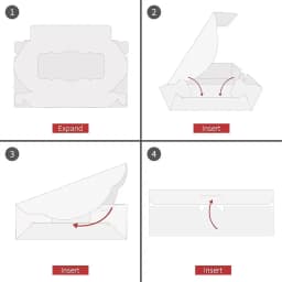 10Pcs White Kraft Paper Gift Box Containers With Clear Window-Perfect for Packaging,Wedding,Party,Christmas,Birthday Decorations