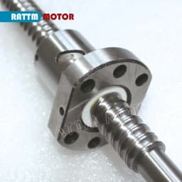 【DE】SFU1605 Ballscrew-L300mm/ 500mm/ 600mm /800mm/1050mm End machined & Ball nut & BK/BF12 End Support & Nut housing for CNC