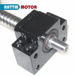 【DE】SFU1605 Ballscrew-L300mm/ 500mm/ 600mm /800mm/1050mm End machined & Ball nut & BK/BF12 End Support & Nut housing for CNC