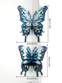 Three Color Butterfly Crystal Shelf Display Candles Stone Floating Wall Shelf Home Decorations Essential Oil Rack Corner Ledge