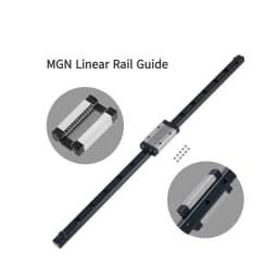 MGN12H Carriage Miniature Linear Rail Guide 250mm 300mm 350mm 400mm 450mm 500mm 600mm Black MGN9 MGN12 CNC UK Ship