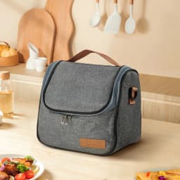 Voltsify Portable Insulated Lunch Bag for School Work Picnics, 21.5cm W x 14cm D x 18cm H