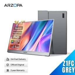 ARZOPA 16.1 inch 144Hz 1920*1080 Portable Monitor 106% SRGB IPS Gaming Mini Monitor for Office/Laptop/Mac/Switch/PS4 Z1FC Grey