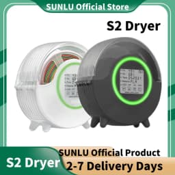 SUNLU S2 3D Printer Filament Dryer Box 70℃ with Humidity Display 4.6" LCD for PLA ABS PA PC 1.75-3.0mm From US/EU/UK/AU