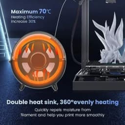 SUNLU S2 3D Printer Filament Dryer Box 70℃ with Humidity Display 4.6" LCD for PLA ABS PA PC 1.75-3.0mm From US/EU/UK/AU