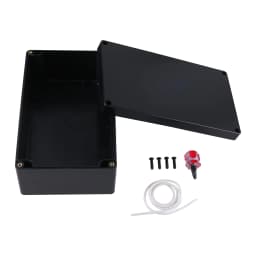 1/2PCS ABS Black Plastic Waterproof Electronic Project Box Small Enclosure Case for DIY Instrument Cover