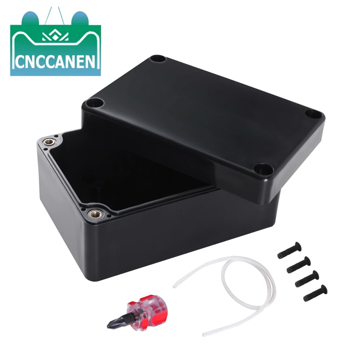 1/2PCS ABS Black Plastic Waterproof Electronic Project Box Small Enclosure Case for DIY Instrument Cover