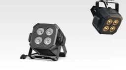 LeLeght 2Pcs 4x20W RGBW 4 IN 1 LED Par Lights DMX512 Remote Control Stage Light Sound Activated Effect Light for DJ Party Disco